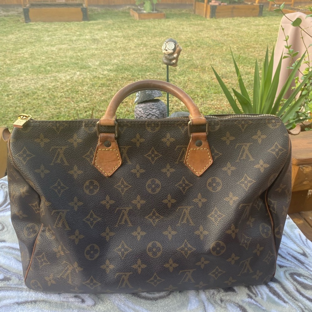 Louis Vuitton Hand Bag Speedy 35 Browns Monogram